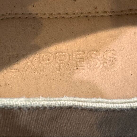 Express‎ Light Tan Linen Feel Oxfords Size 11 main image 8